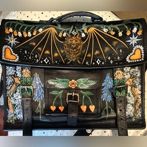 Custom Painted Leather Bags